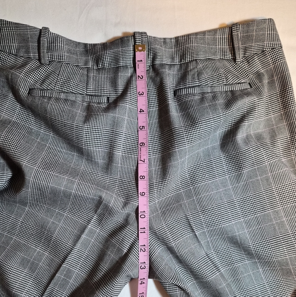Talbots Petite 14P Hampshire Suit Set - Grey Glen Plaid with Red Windowpane - Picture 15 of 16